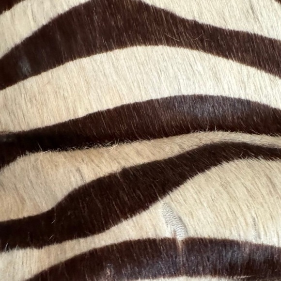 GIANFRANCO FERRE Brown Zebra Leather Vintage Purse - Picture 12 of 12